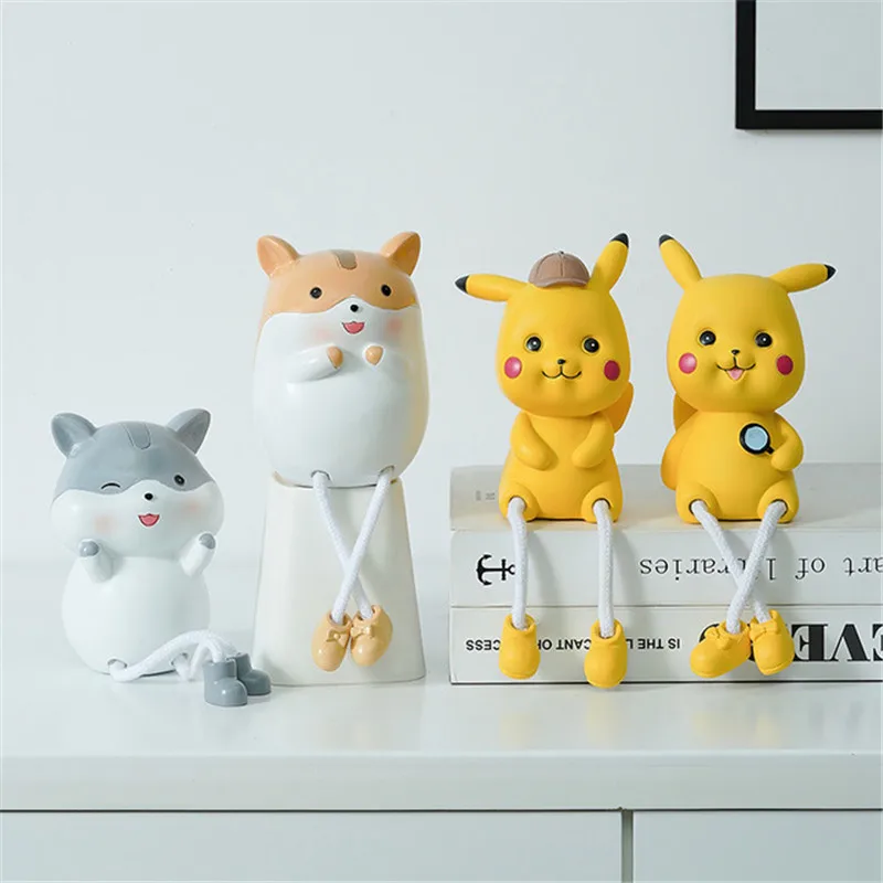 Скидка Креативные милые смолы висит ноги украшения для кукол в виде книжной обложки кафе дома украшение висит ноги мебели для детей подарок на ден...