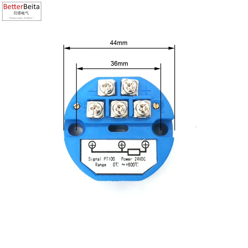 0-50ɼ 0-100ɼ 0-150ɼ 0-200ɼ 0-250ɼ 0-300ɼ 0-400ɼ-50~+50ɼ PT100 Temperature transmitter 4-20mA Transmit output