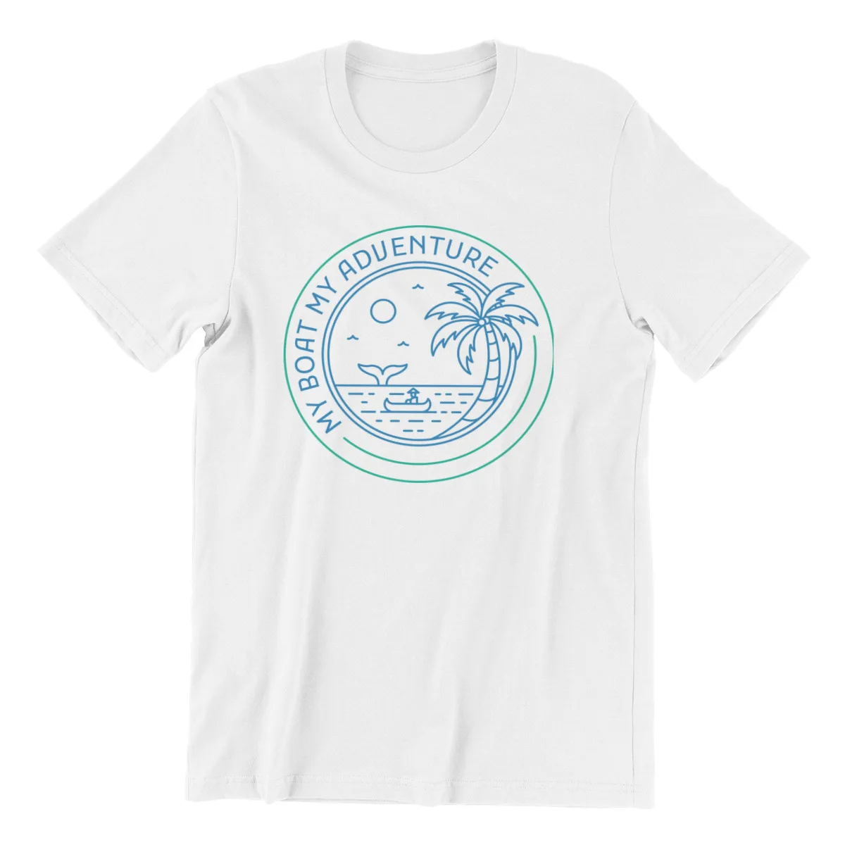 

Мужская футболка с принтом «океанские приключения», 45933