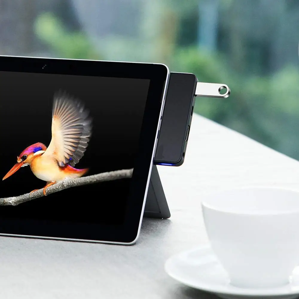 С 4K USB C к HDMI USB 3,0 AUX поверхность Go док-станция USB C HDMI адаптер для поверхности Go USB C концентратор адаптер ключ