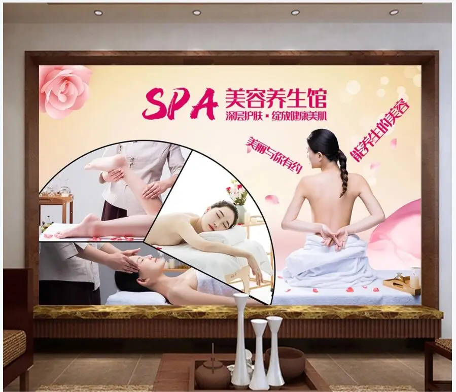 

Настенные 3d фотообои на заказ, декор для салона красоты, здоровья, массажа, спа, оздоровительного центра, гостиной, дома, обои на стену 3 d