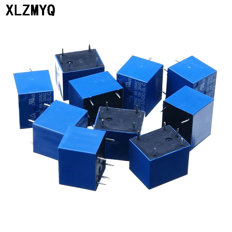 50 шт. реле мощности SRD-05VDC-SL-C SRD-05V 12V 24VDC-SL-C 5V 24V DC электронный комплект для