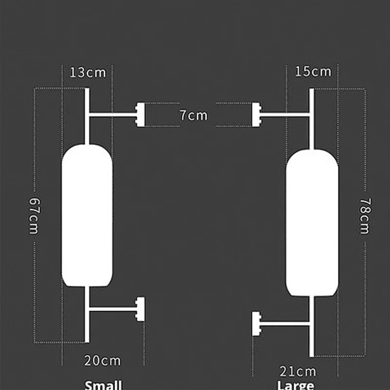 Винтажный стеклянный настенный светильник Промышленный Настенный бра Лофт