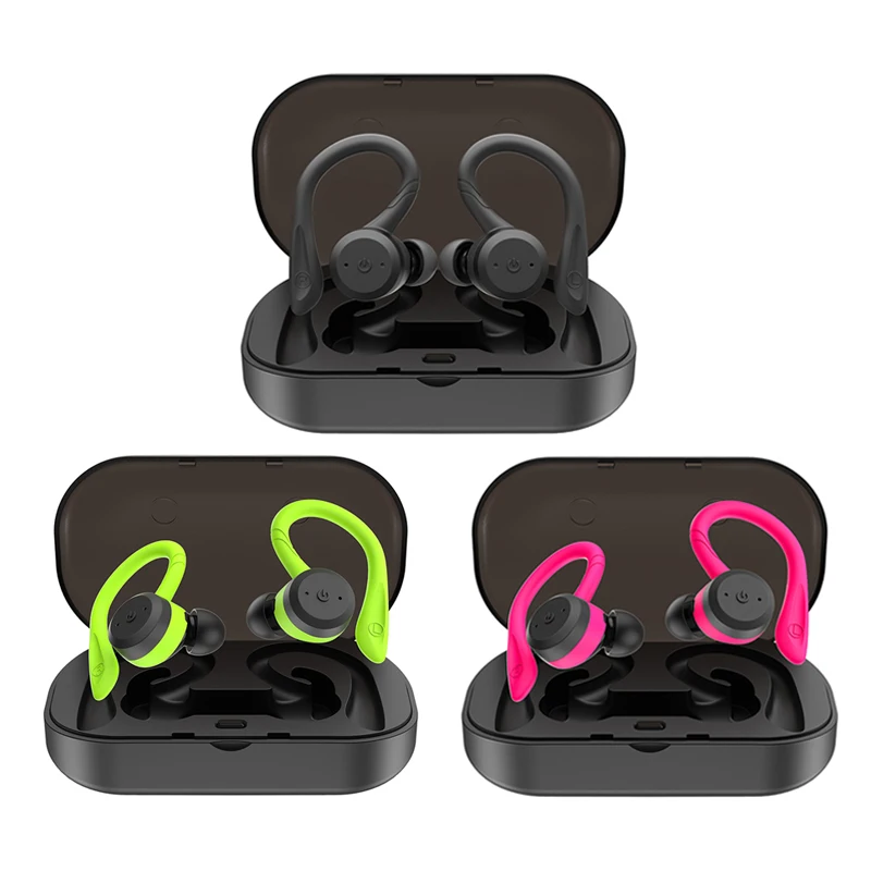 Bluetooth 5 0 съемные наушники TWS беспроводные IPX7 водонепроницаемые спортивные HD