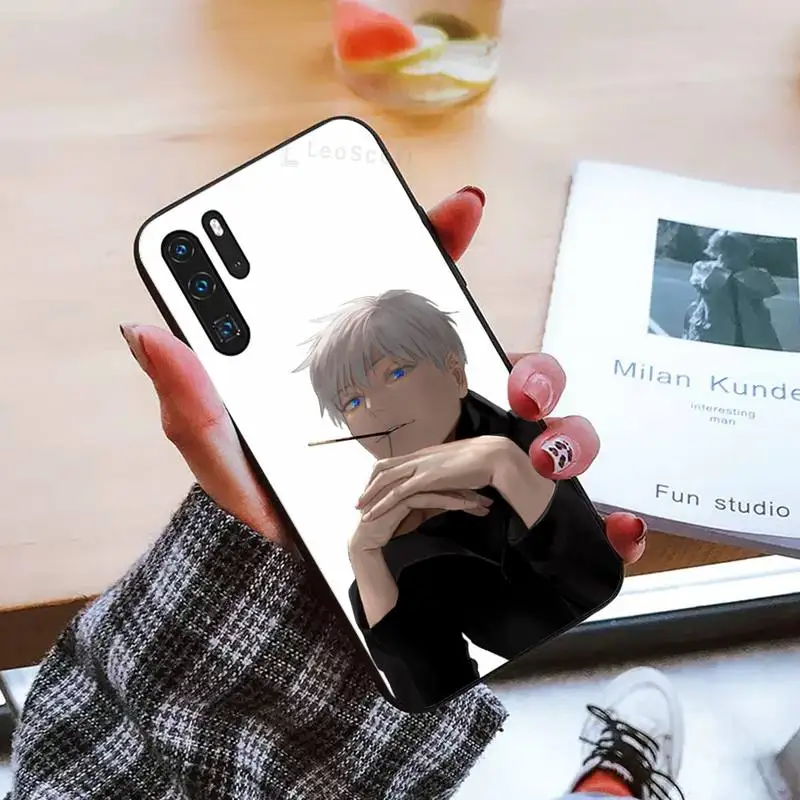 

Jujutsu Kaisen Anime Gojo Satoru Phone Case For Huawei honor Mate P 9 10 20 30 40 Pro 10i 7 8 a x Lite nova 5t