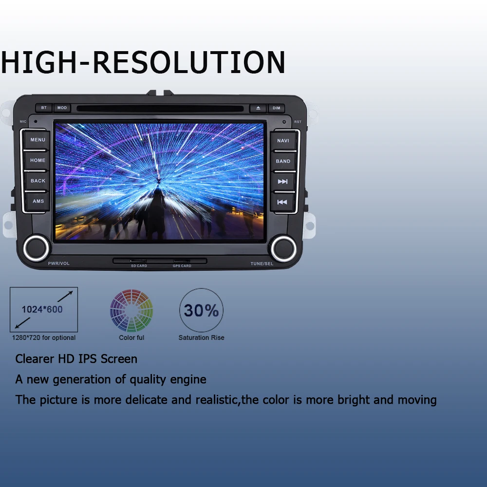 Android 10 0 автомобильное радио для VW Passat Golf SCIROCCO JETT DVD плеер 2 Din мультимедиа DSP HD экран