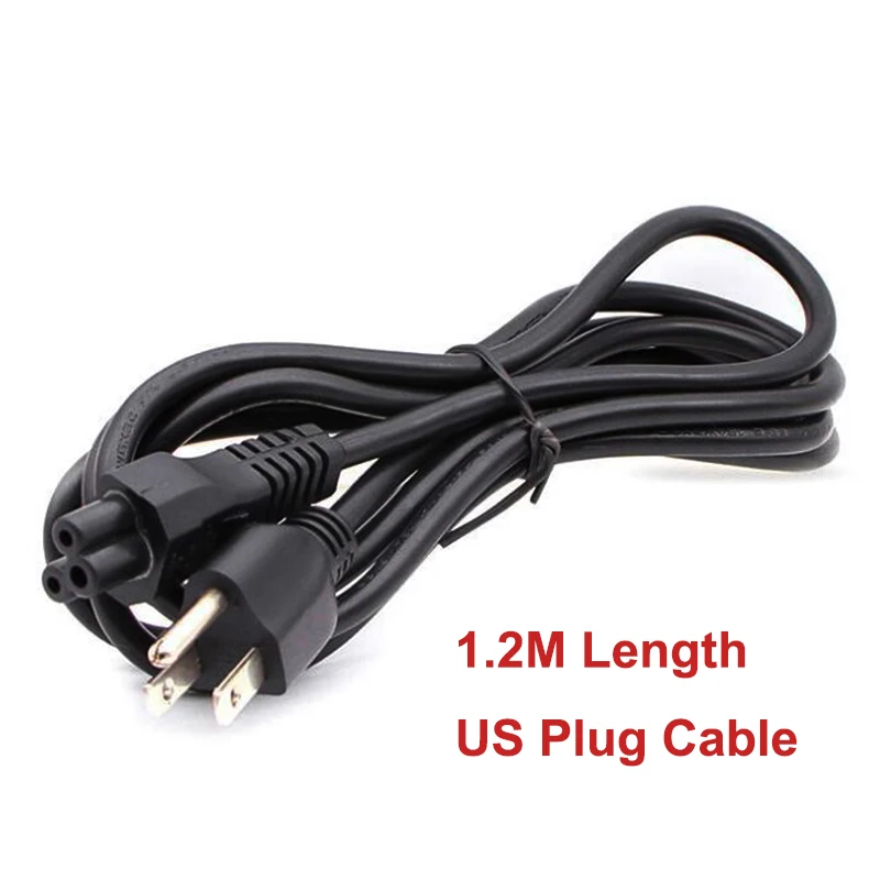 Кабель питания с американской вилкой длиной 1 2 м шнур 3 зубцами кабель
