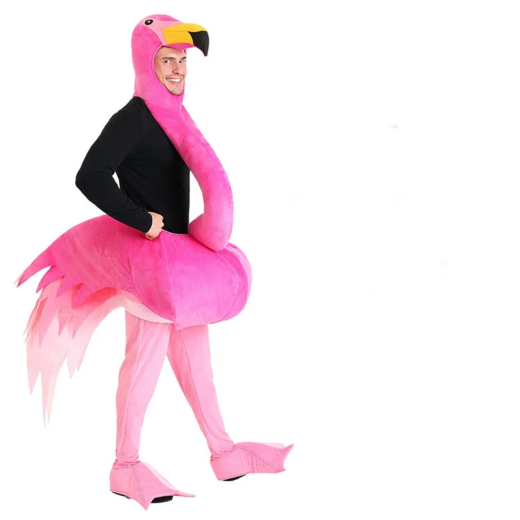 Новый розовато-красный Фламинго мужские костюмы карнавальвечерние НКА Забавный