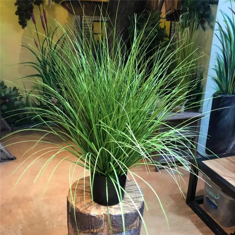 2019 искусственная имитация листьев трава используется для дома торгового центра