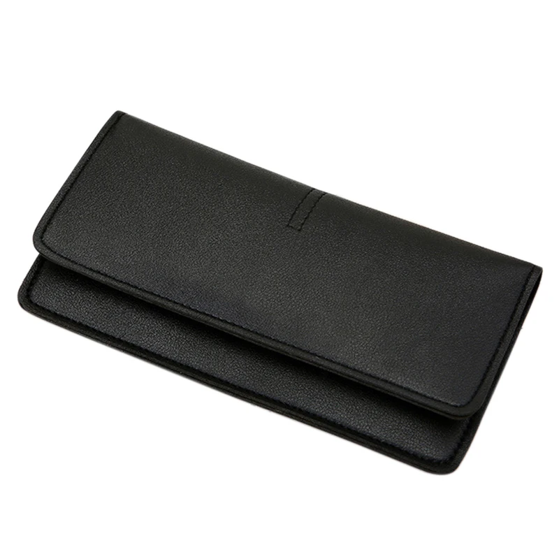 Минималистичный женский длинный клатч кошелек ID держатель карты сумочка для