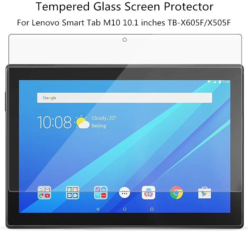 yl wc 9h tempered glass screen protector for lenovo tab m10 fhd plus 10 3 tb x606 tablet protective film for m10 10 1 tb x605 free global shipping