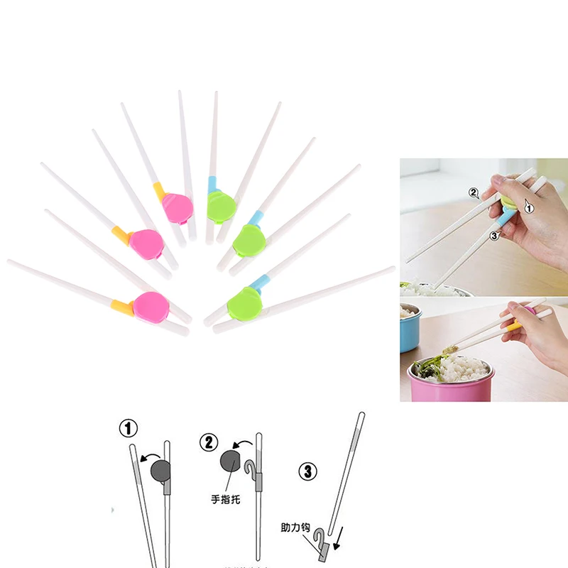 

Training Helper Chopstick Fun Learning Chopsticks Super Cute Kids Baby Beginner Practical Chopsticks