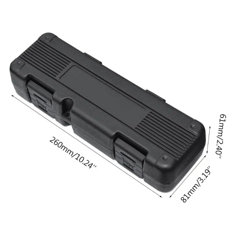 

1/4" 2-14Nm Drive Click Torque Wrench Hand Spanner + 9 Socket Bits + Box Set Bike Bicycle Tool