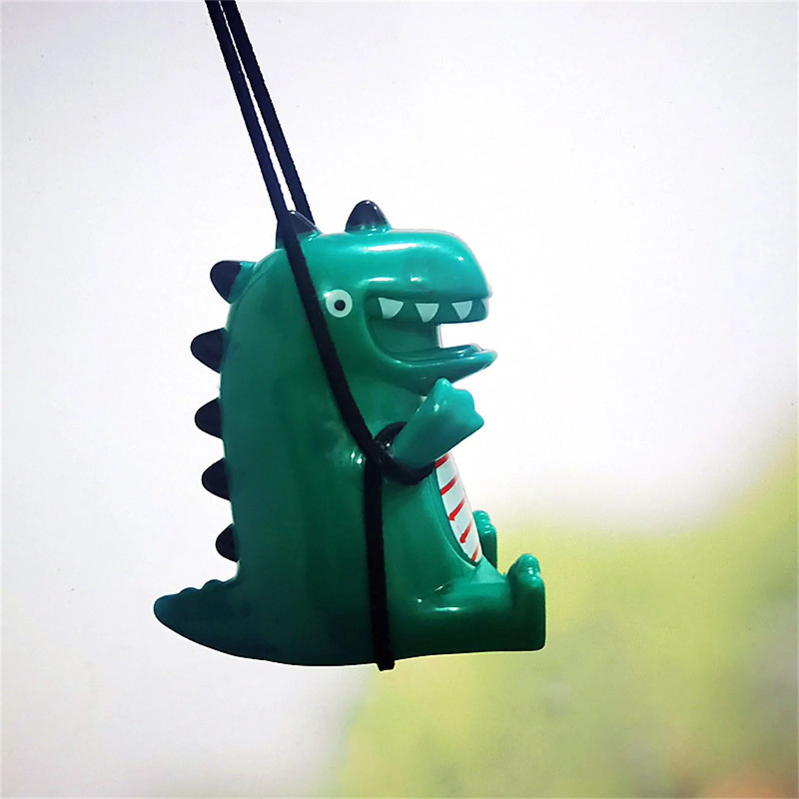 

Little Dinosaur Swing Car Pendant Decoration Cute Dinosaur Auto Rear View Mirror Pendant For Car Goods Interior Decoration