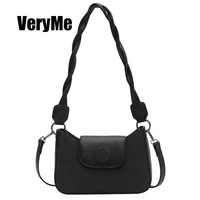 VeryMe High Quality Underarm Womens Bags Fashion Matte Small Square Bag Elegant Travel Lady Handbags Solid Color Bolsa Feminina