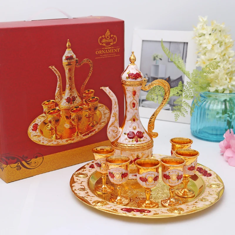 Русский креативный бокал для водки вина бренди ножниц золотой с плоскими колбами