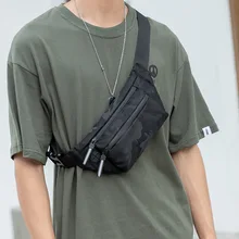 Chest Bag Men 2021 New Casual Chest Bag Soft Tide Brand Shoulder Bag Sports Bag Small Backpack Messenger Bag Hot Men Chest Bag