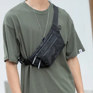 chest bag men 2021 new casual chest bag soft tide brand shoulder bag sports bag small backpack messenger bag hot men chest bag free global shipping