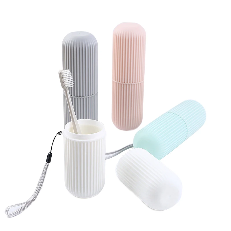

Travel Portable Toothbrush Box Toothpaste Holder Storage Case Washing Cup Capsule Case Household Storage Cup Bathroom Accessorie