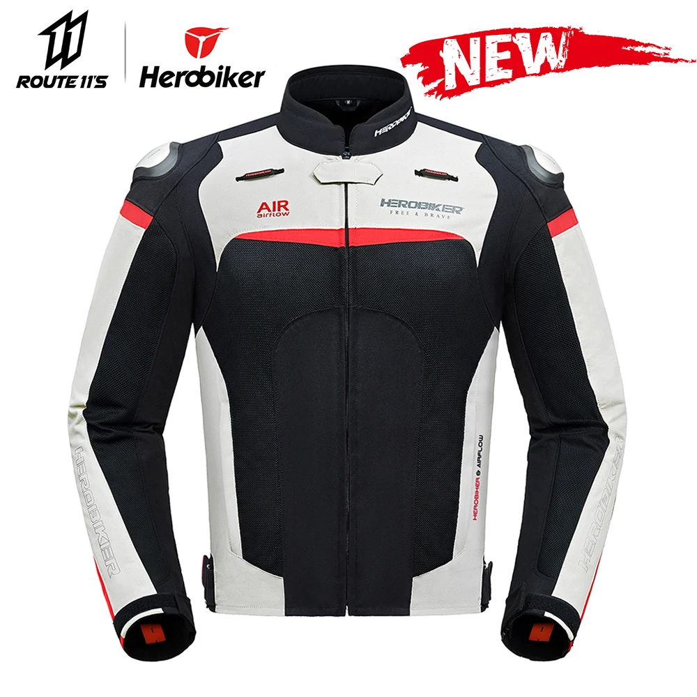 HEROBIKER мотоциклетная куртка защитная мотоциклетная мужская куртка для мотокросса для гонок по бездорожью мотоциклетная одежда мотоциклетная защита