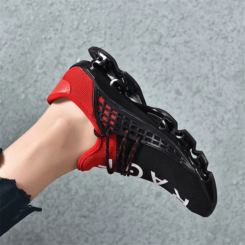 

2018 New Breathable QIYHONG Men Sneakers Unisex Couple Shoes Basket Femme Hard-Wearing Tenis Feminino Male Footwear Plus Size