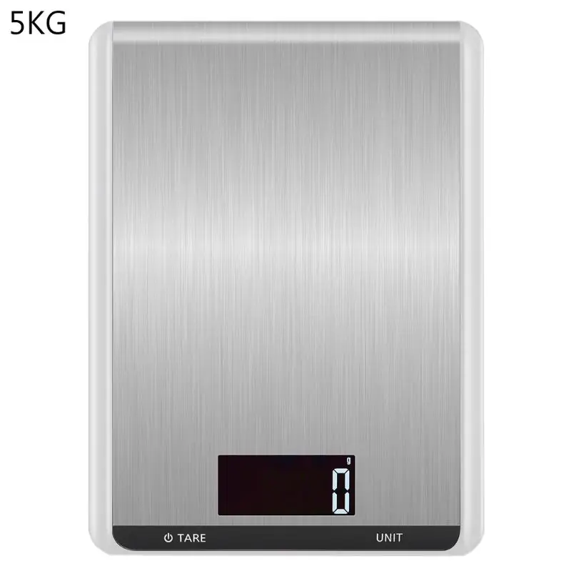 

Professional Household Digital Kitchen Scale Electronic Food Scales Stainless Steel Weight Balance Measuring Tools g/kg/lb/oz