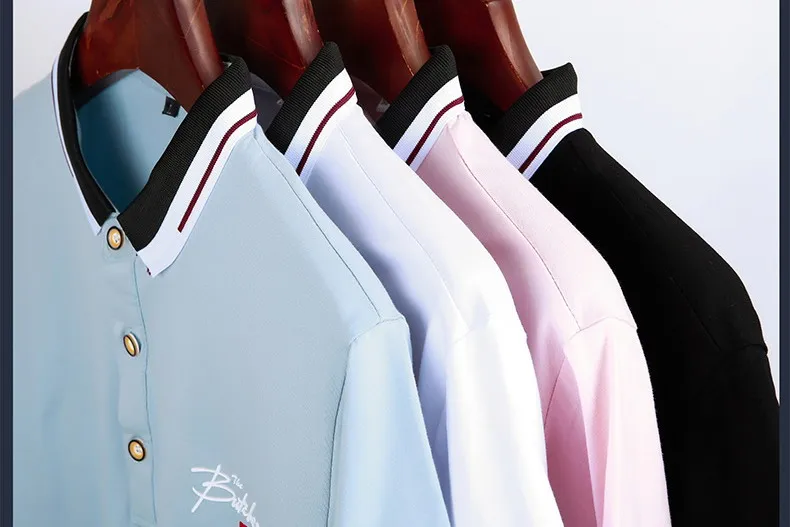 

2021 Short-Sleeved T-Shirt Men's Trend Summer Men's Fashion Trendy Brand Square Collar Polo Shirt Korean Style Slim Top 3663