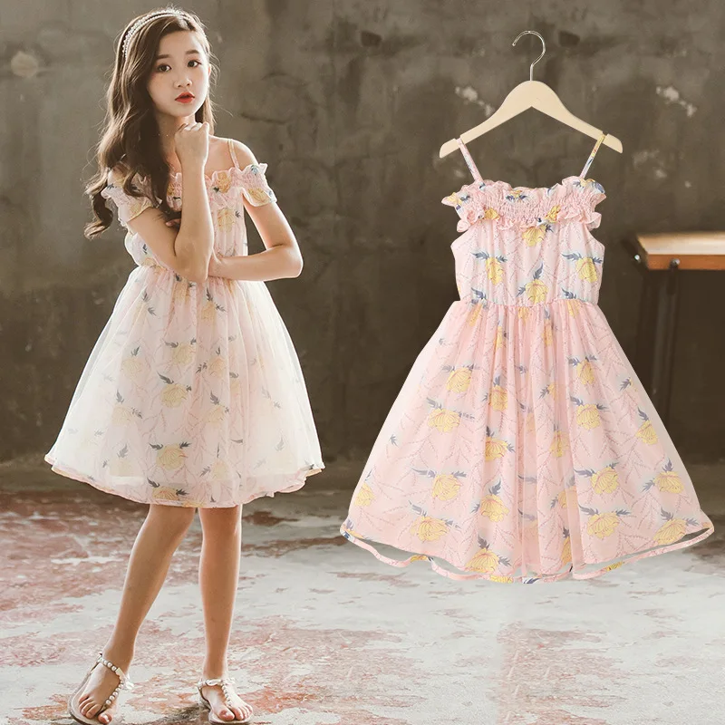 2020 для маленьких детей платья девочек из фатина на бретелях без рукавов со