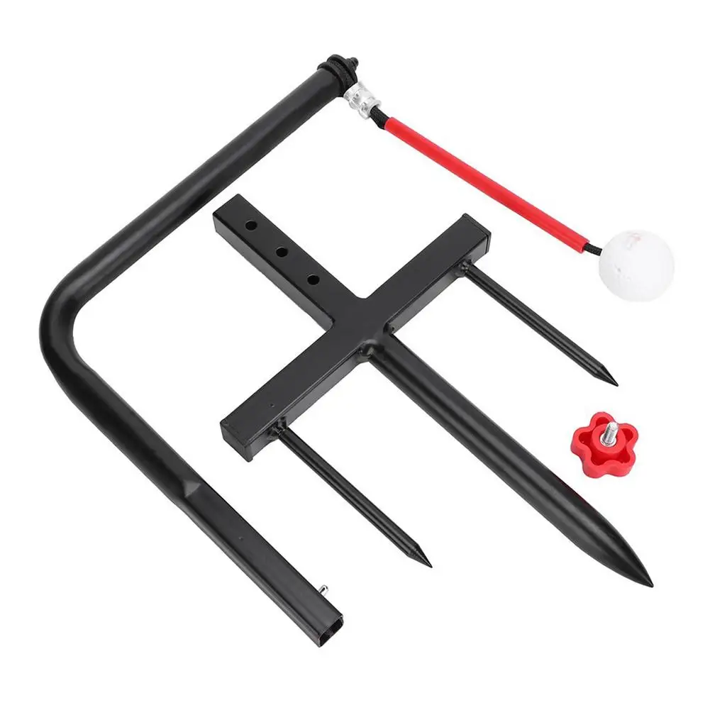 

Golf Practice Swing Mat Turf Golf Hitting Pad Golf Rod Trainer Mat Multifunctional Swing Training Golf Swing Traing Device