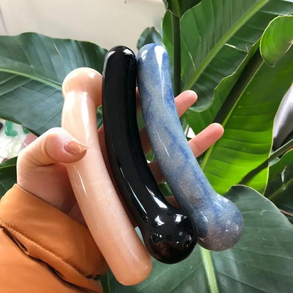 Натуральный массажер палочки Кристальный нефритовый валик для лица Волшебная