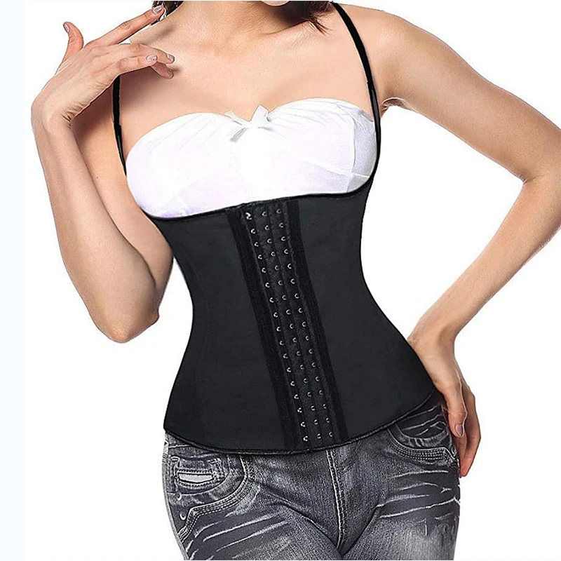 

Women Waist Trainer Corset Vest for Weight Loss Sport Body Shaper Workout Underbust Cincher Steel Boned Tummy Tops Shapewear