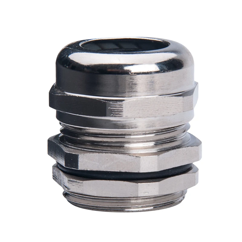 All Sizes Nickel Brass Cable Glands Waterproof Connector electrical IP68 entry electric gland threaded joint for 3-44mm |