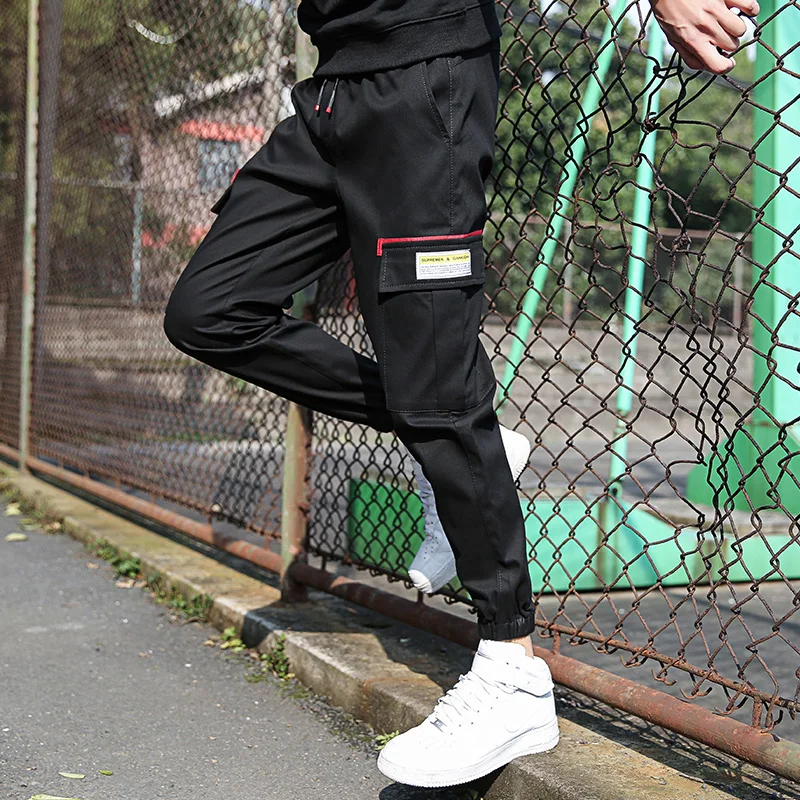 

New Men's Streetwear Hip hop Joggers fashion Pants Loose Sport Casual Sweat pants Outdoor Cargo Hiking Pants Quick Dry Trousers