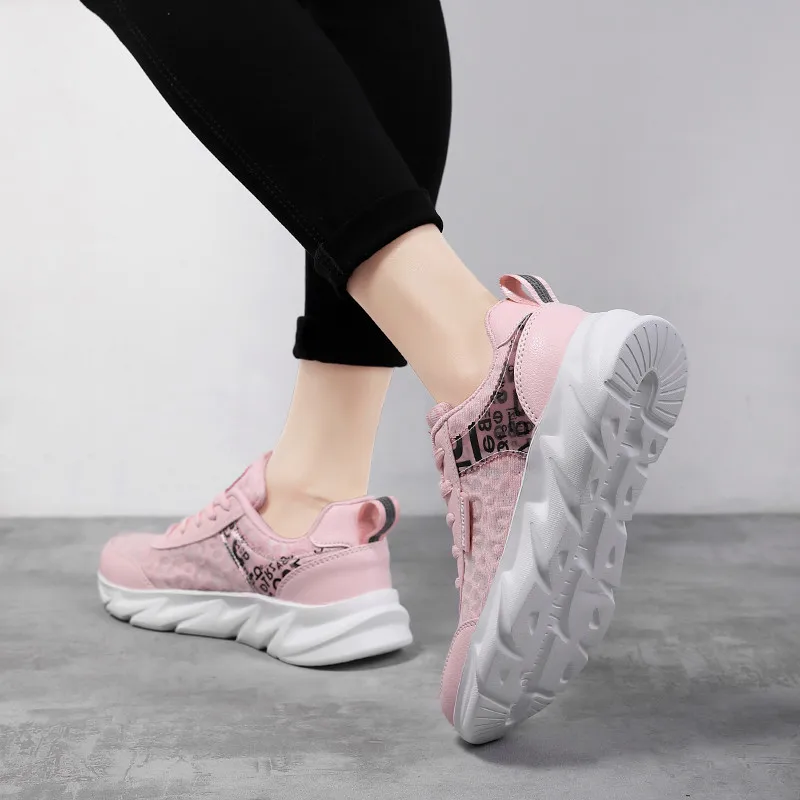 

2021 Sneakers Women Breathable Flats Shoes For Women Lace-Up Fashion Basket Femme Trainers Shoes zapatillas mujer