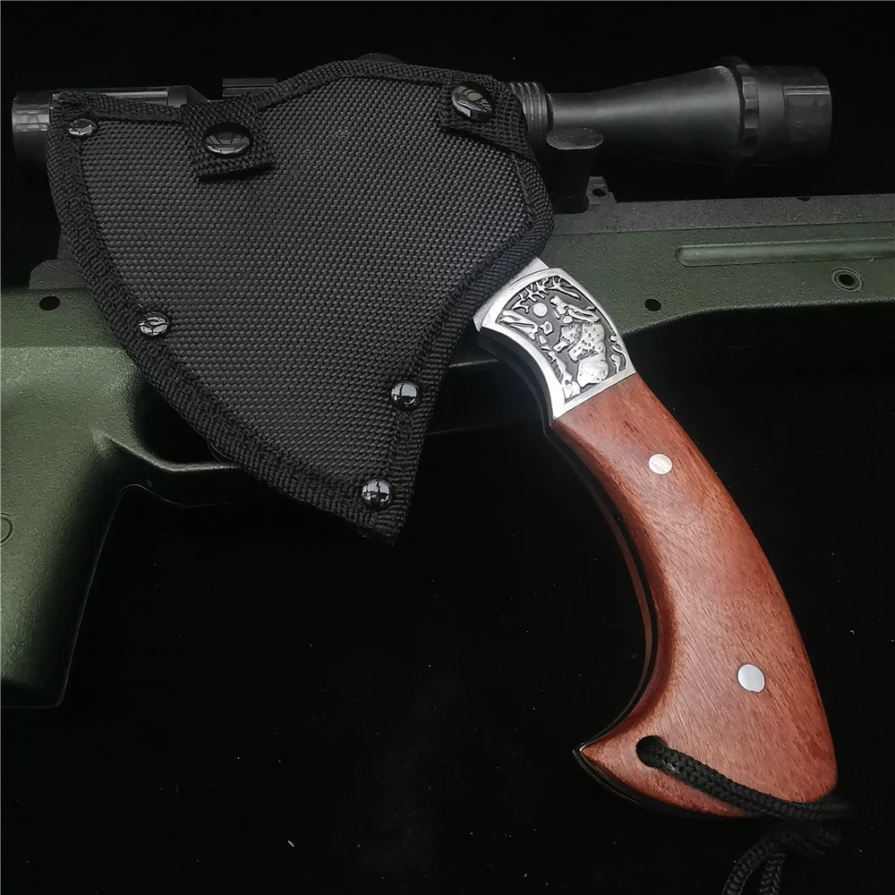 Топор для выживания охотничий топор кемпинга ручной огонь из нержавеющей стали