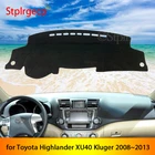 Противоскользящий коврик для Toyota Highlander XU40 Kluger 2008  2013, накладка на приборную панель, солнцезащитный козырек, автомобильные аксессуары 2012 2011 2010