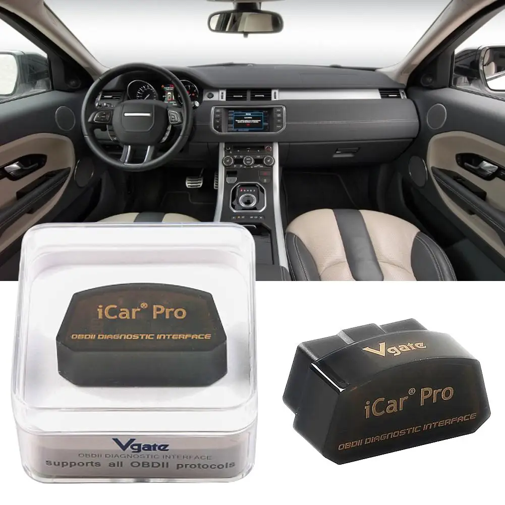 Vgate ICar Pro Bluetooth 4 0 OBD2 сканер легкий монтаж Авто диагностический инструмент OBDII