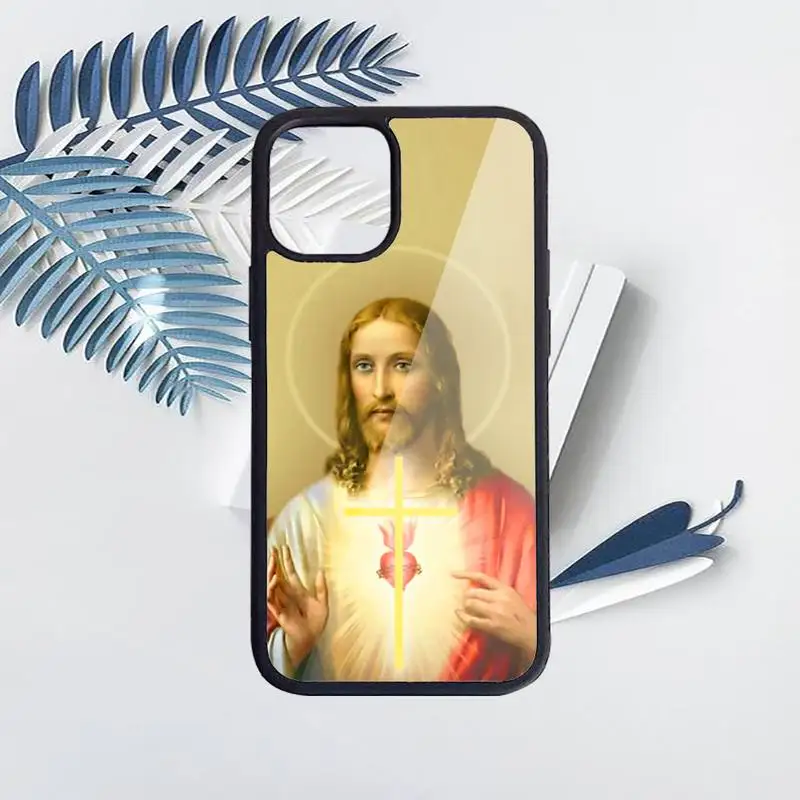 

Christ jesus cross pattern high quality Phone Case coque PC for iPhone 11 12 pro XS MAX 8 7 6 6S Plus X 5S SE 2020 XR