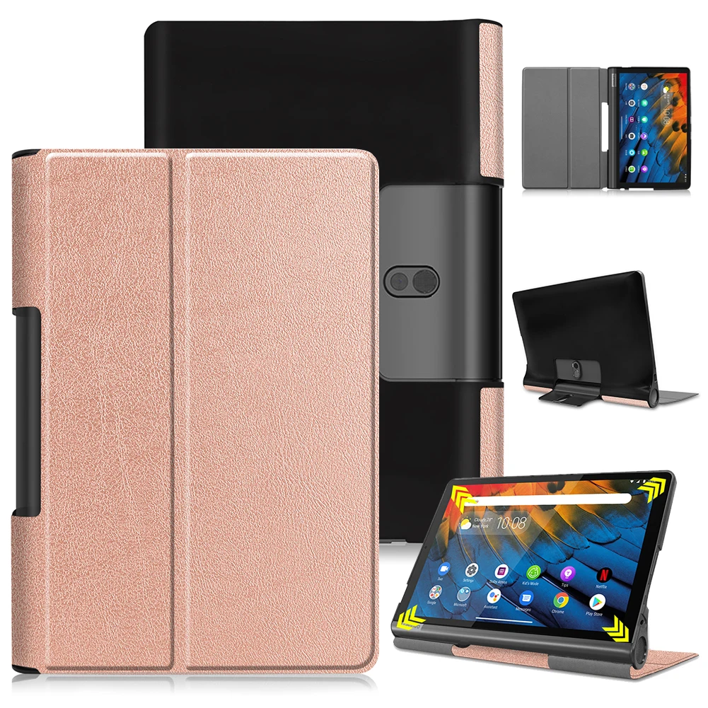 Чехол для lenovo Yoga Smart Tab YT-X705 10," чехол для планшета кожаный флип-чехол для lenovo Yoga Tab 5 YT-X705F защитный чехол