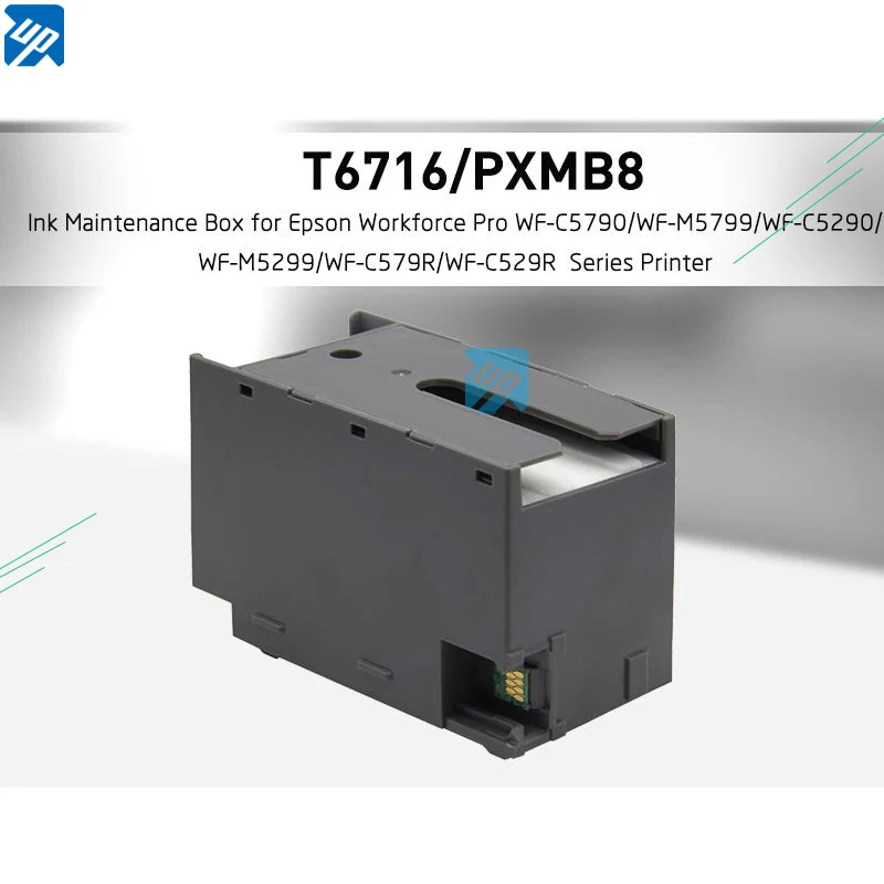 Резервуар T6716 для обслуживания отработанных чернил + чип epson PX-S884 C529R C579R M5299 M5799 C5710DW