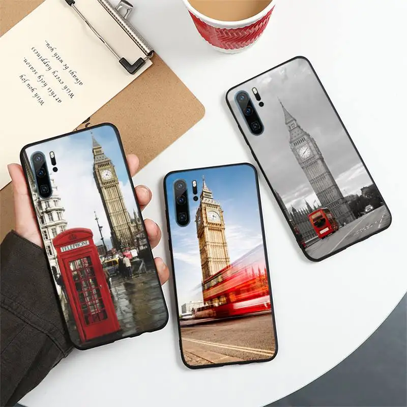 

London big ben Landmark Phone Case For Huawei honor Mate P 10 20 30 40 i 9 8 pro x Lite smart 2019 nova 5t
