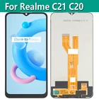 Оригинальный ЖК-дисплей 6,5 дюйма для Realme C20 RMX3063 RMX3061, детали для ремонта ЖК-дисплея Realme C21 RMX3201