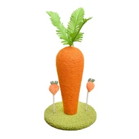h051 cat scratching post carrot shape scratcher with pad base for small kittens natural sisal scratchers for indoor cats