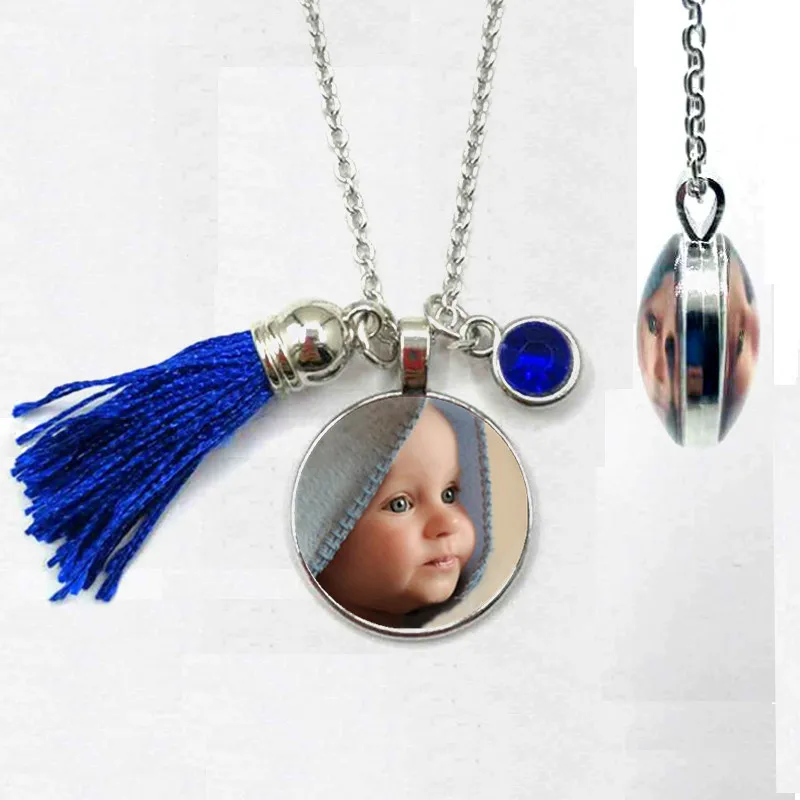 DIY Двусторонняя личности кисточкой на день рождения каменный брелок ребенка