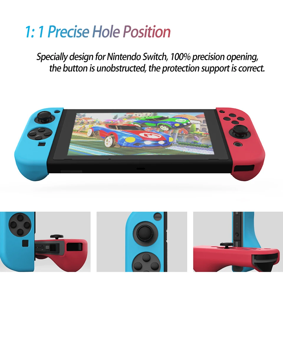 Силиконовый чехол аналоговая ручка стик для контроллера Nintendo Switch Joy Con аксессуары