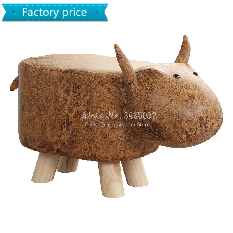 Креативные стулья в форме животных слон икры бегемот деревянная скамейка диван