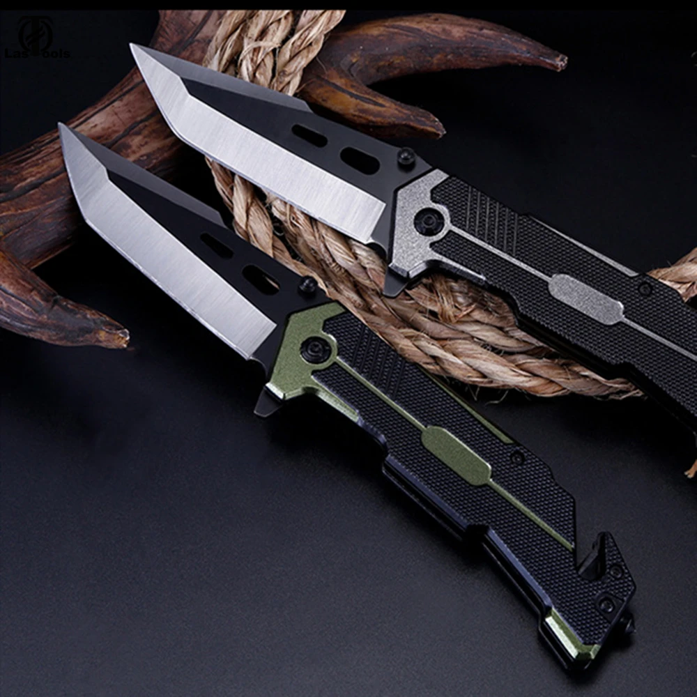 Складной нож с высоким твердым лезвием Походный ножи из нержавеющей стали для