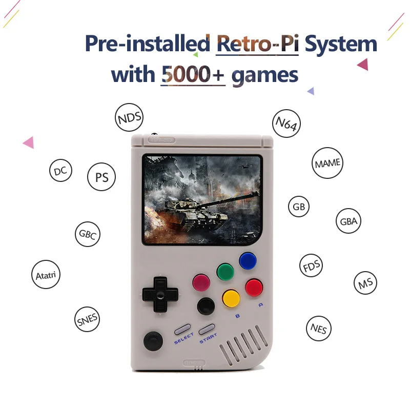 Консоль игровая LCL PI Boy CM4 в стиле ретро портативная ручная Игровая приставка для