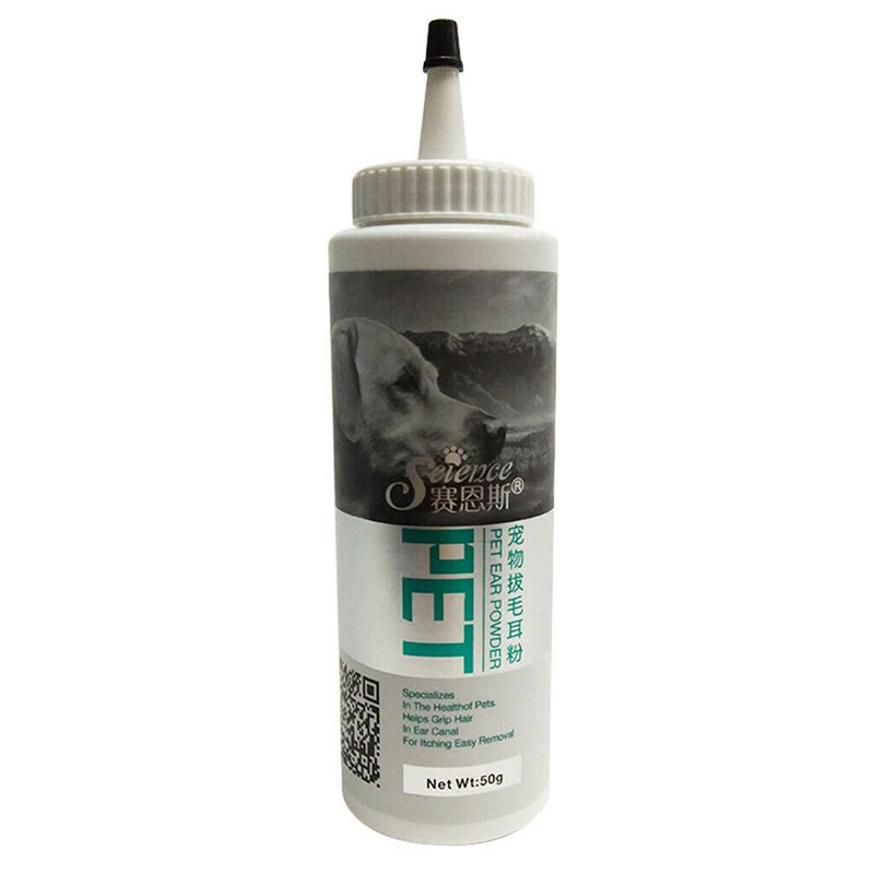 Ушной порошок для домашних животных уход за здоровьем легко удаляет ушные волосы