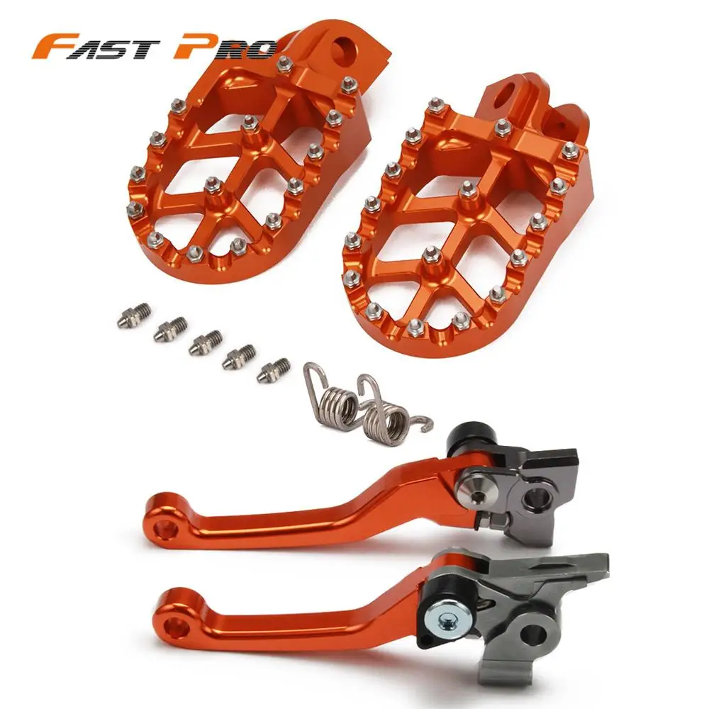 

Мотоциклетные ЧПУ тормозные рычаги сцепления и педали Подножки для KTM SX EXC EXCF SXF XC XCW XCF 150 250 300 350 450 500